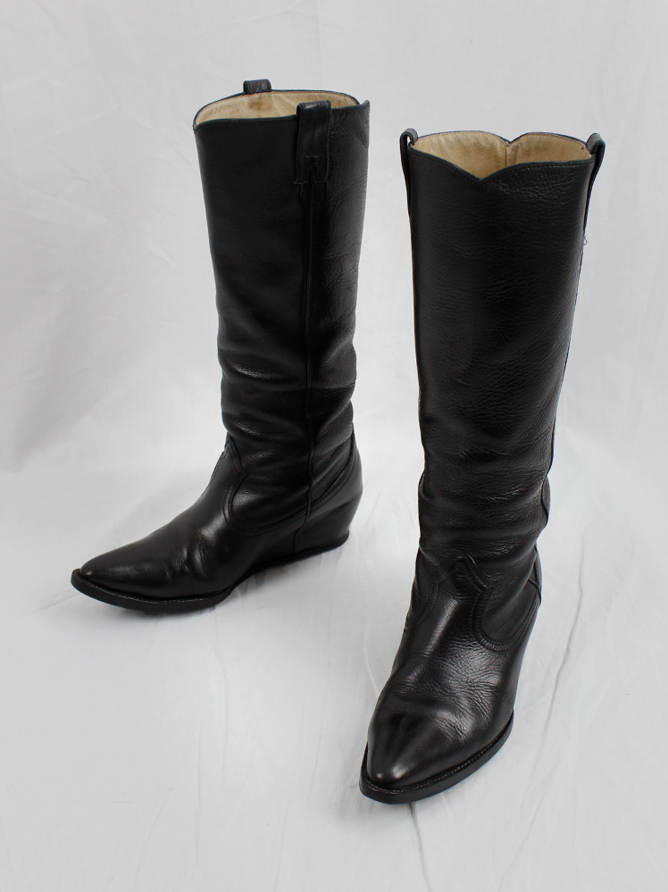 ◆Maison Margiela 最新作◆Mmm ハイウエスト ジーンズ/Black◆ ◇Maison Margiela 最新作◇Mmm ハイウエスト ジーンズ/Black◇