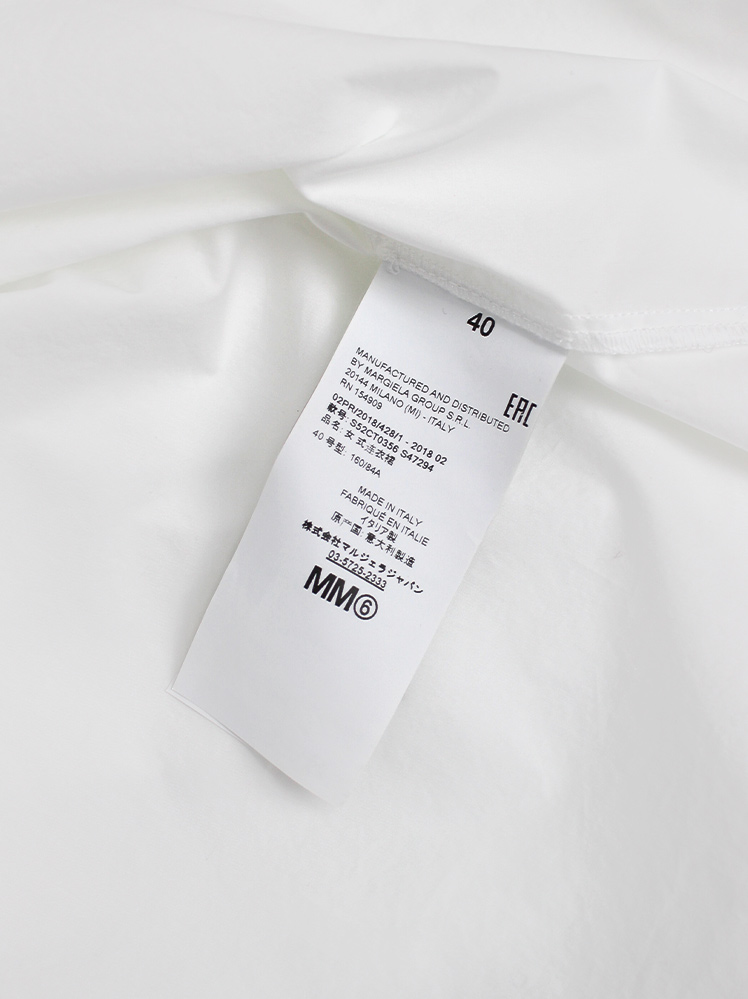 ＊20日までもる＊MYNE CLOAK SHIRT WHITE 20日までもる様専用＊MYNE CLOAK SHIRT WHITE