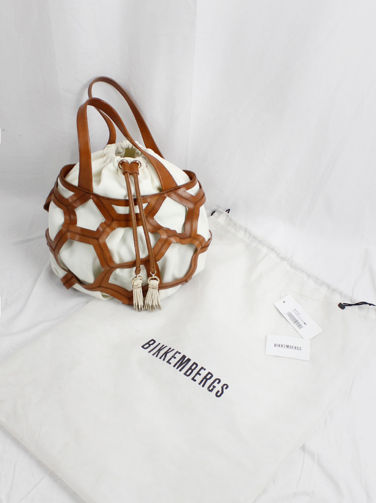 レア DIRK BIKKEMBERGS Vintage Archive BAG DIRK BIKKEMBERGS black leather tote bag – Vintage Carwen