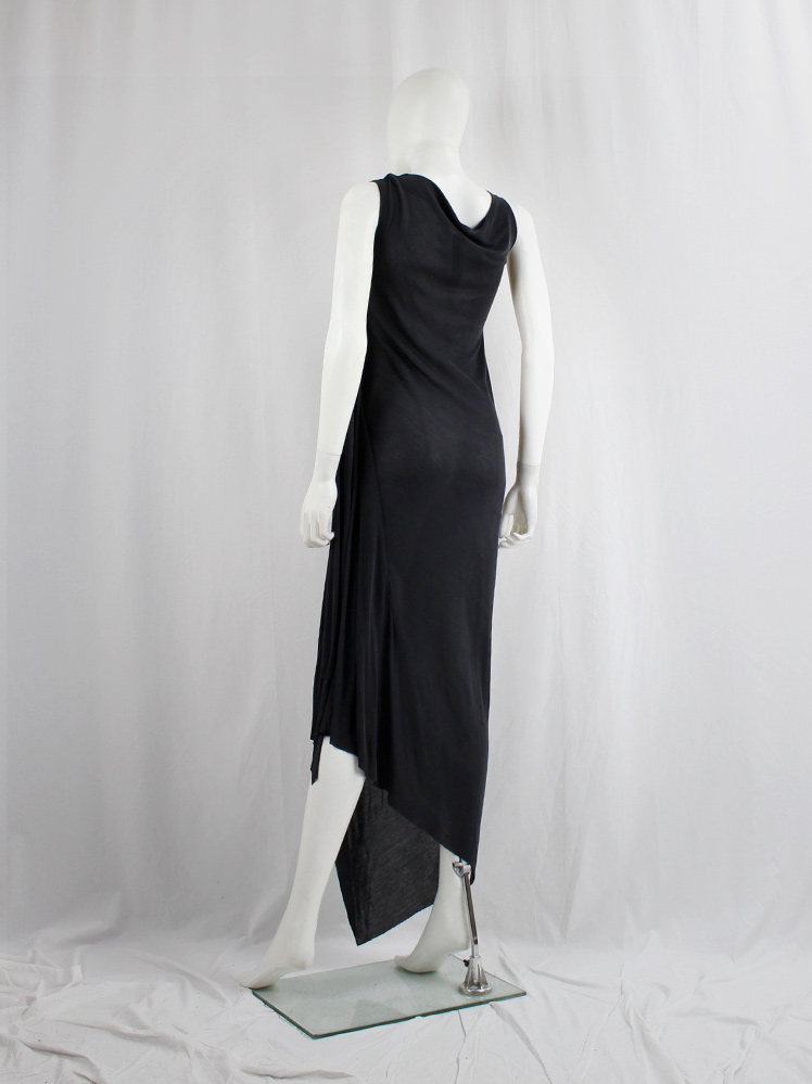 *Rick Owens*ピラーウールマキシスカート ブラック ダメージ風 Rick Owensのブラック Porterville Coda マキシスカートがセール中