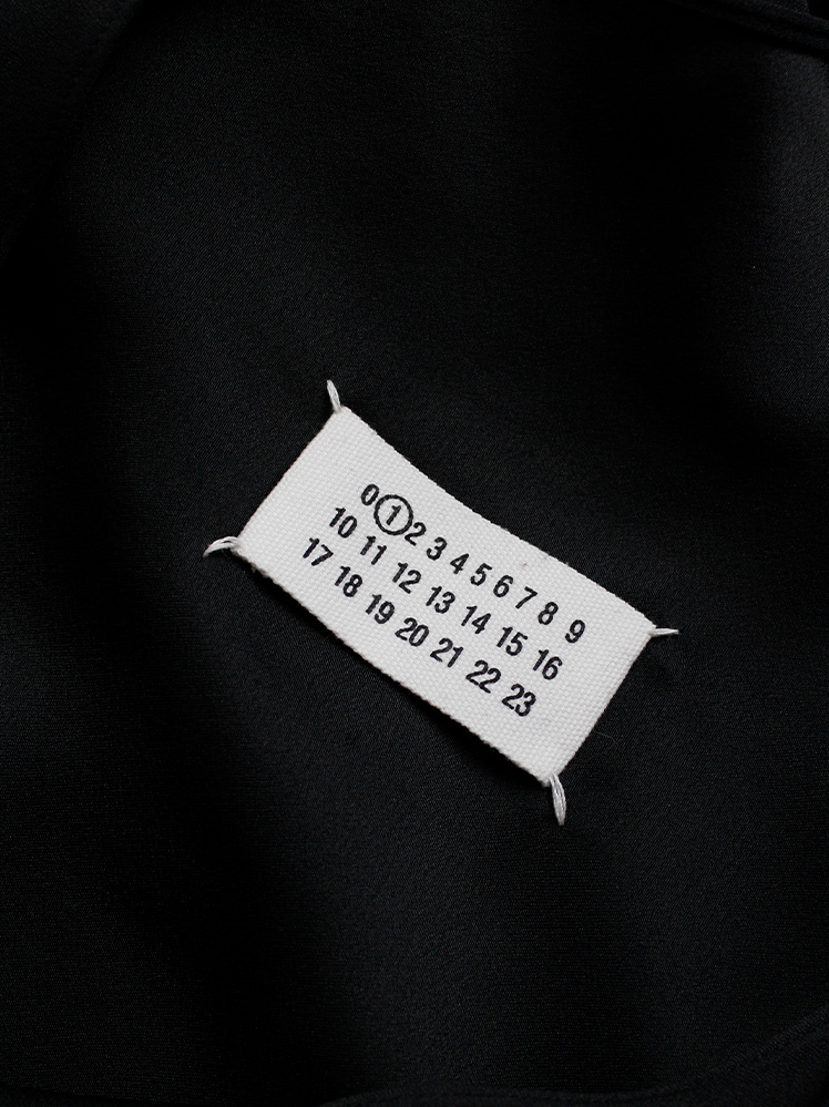 イタリア製 Maison Martin Margiela スキッパー ワンピース Maison Martin Margiela 1 black one shoulder maxi dress with