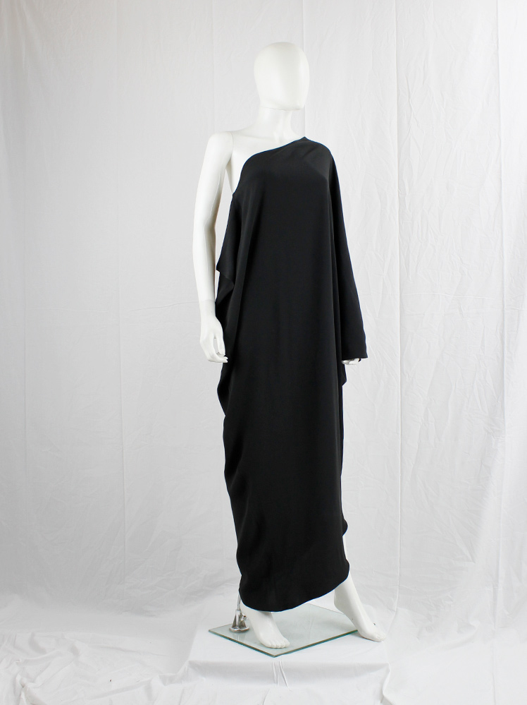 2008 maxi dress VERSACE Fall 2008 Runway Strappy Cutout Silk Long Maxi Gown Dress US 0 2 / 38