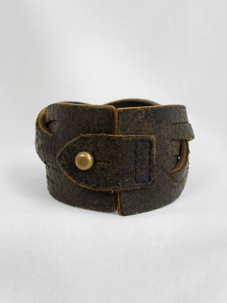 希少 Maison Margiela real leather bracelet 希少 Maison Margiela real leather bracelet Maison Margiela