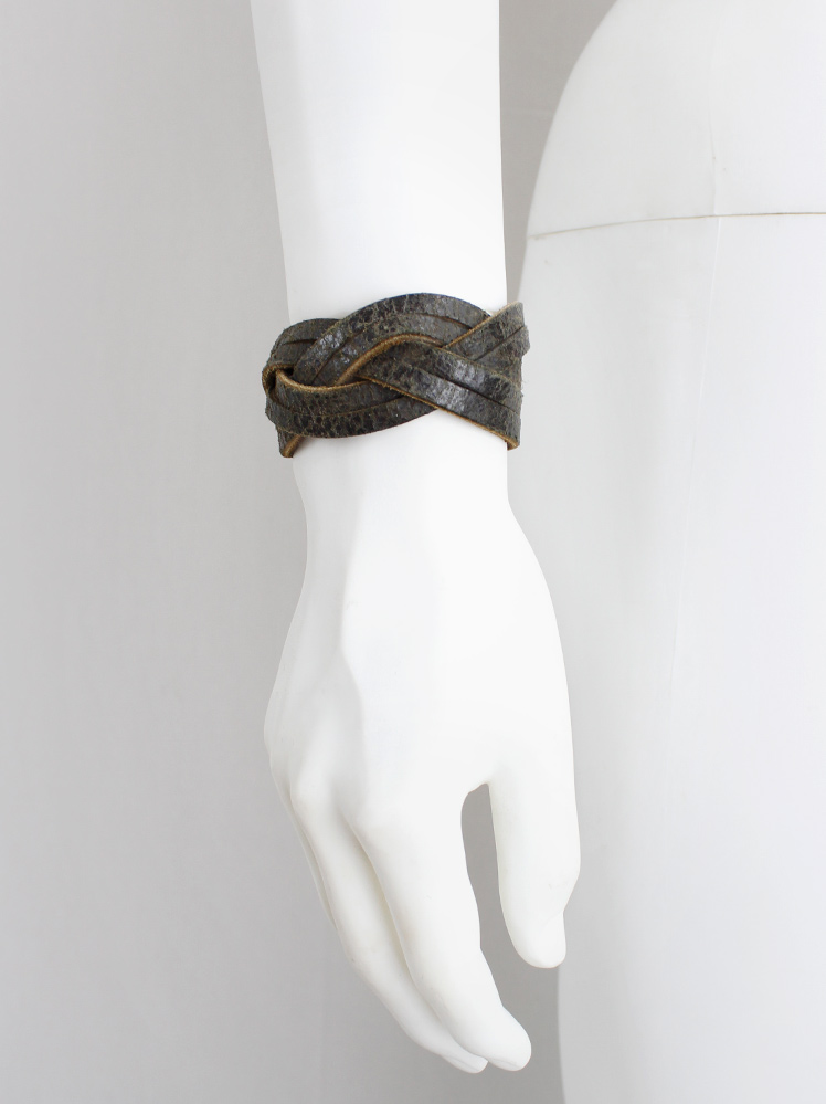希少 Maison Margiela real leather bracelet 【公式通販】