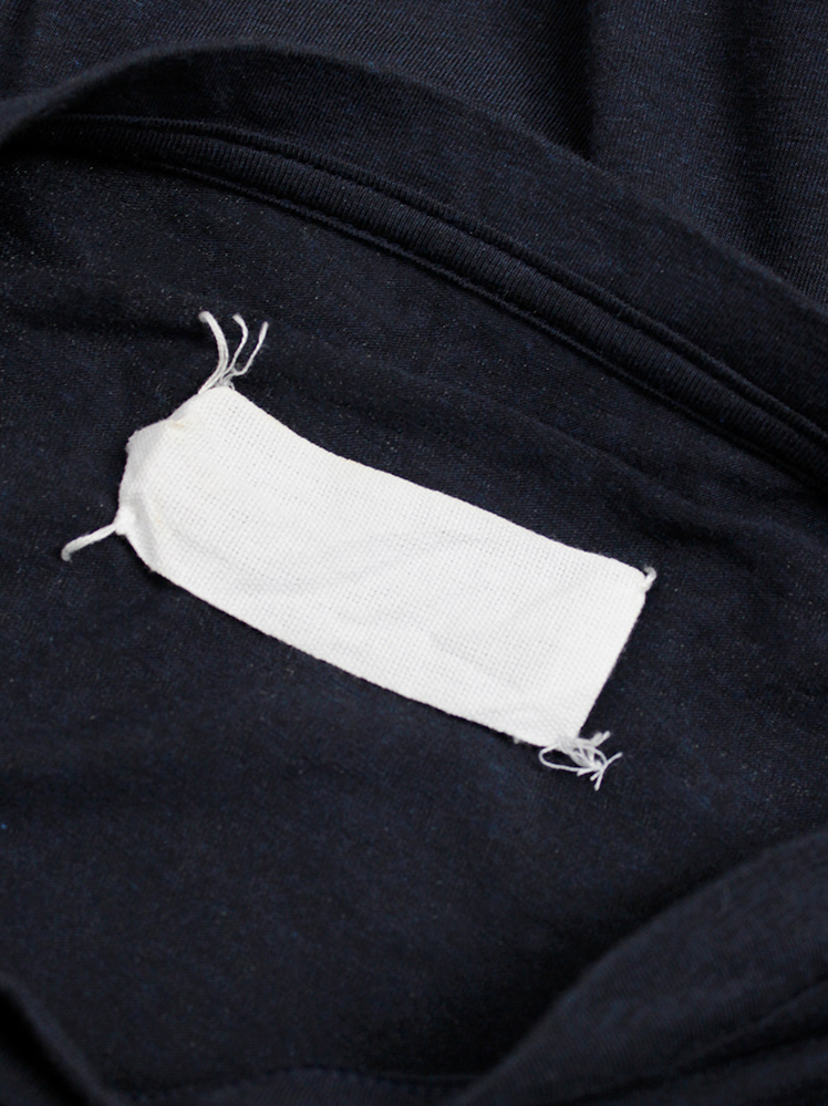 Maison Martin Margiela petrol blue two-dimensional circular
