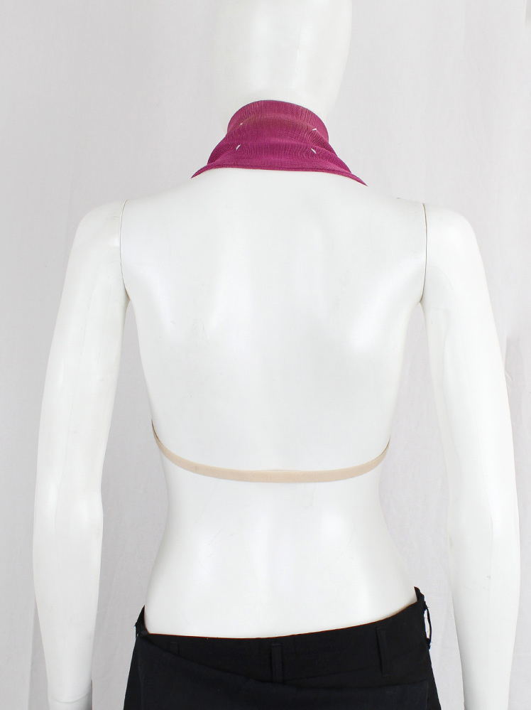 Maison Margiela（旧Maison Martin Margiela） - the Virgins シースルートップス　pink Maison Martin Margiela pink corset top with weighted inner