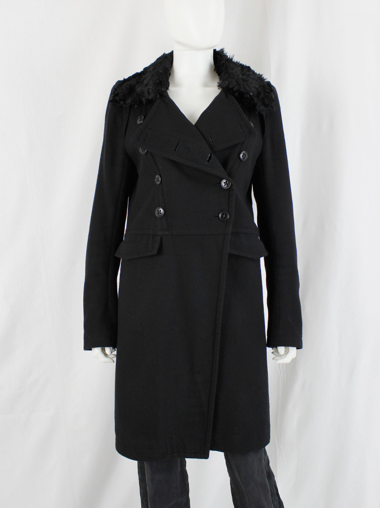 ち*わ様 ancellm DOUBLE-BREASTED COAT(BLACK) SEMI-DOUBLE TAILORED JACKET(BLACK) – ANCELLM