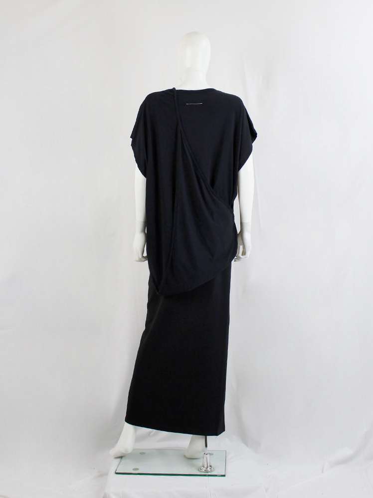 mm6 t shirt dress MM6 Maison Margiela Cotton Jersey Dress in Black