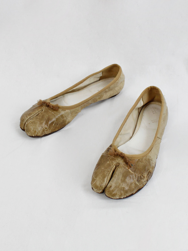 靴 Maison Margiela/ tabi ballet shoes Tabi Ballet Flats White | Maison Margiela