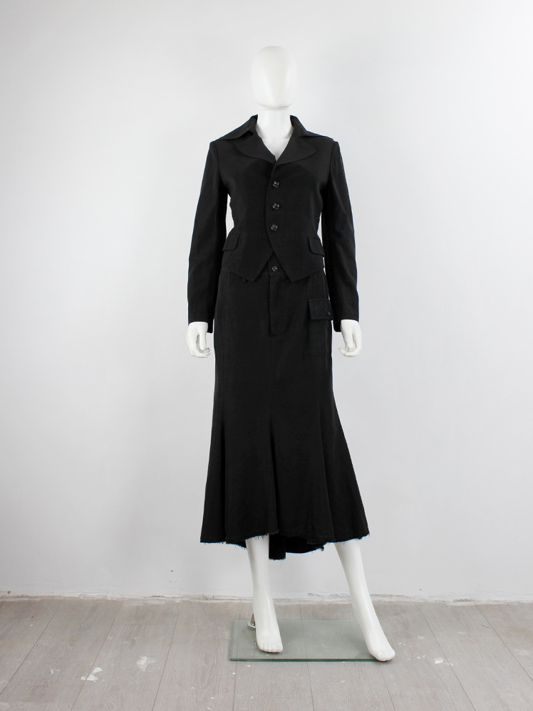 ジャケット・アウター 03ss Yohji yamamoto dress design jacket 12OZ DENIM BACK CUTOUT SHORT JACKET – THE SHOP YOHJI YAMAMOTO