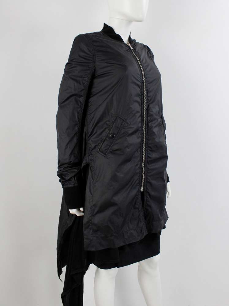 ジャケット・アウター Rick Owens DRKSHDW Long Bomber Jacket Men Rick Owens DRKSHDW Coat Hooded Long Bomber Jacket