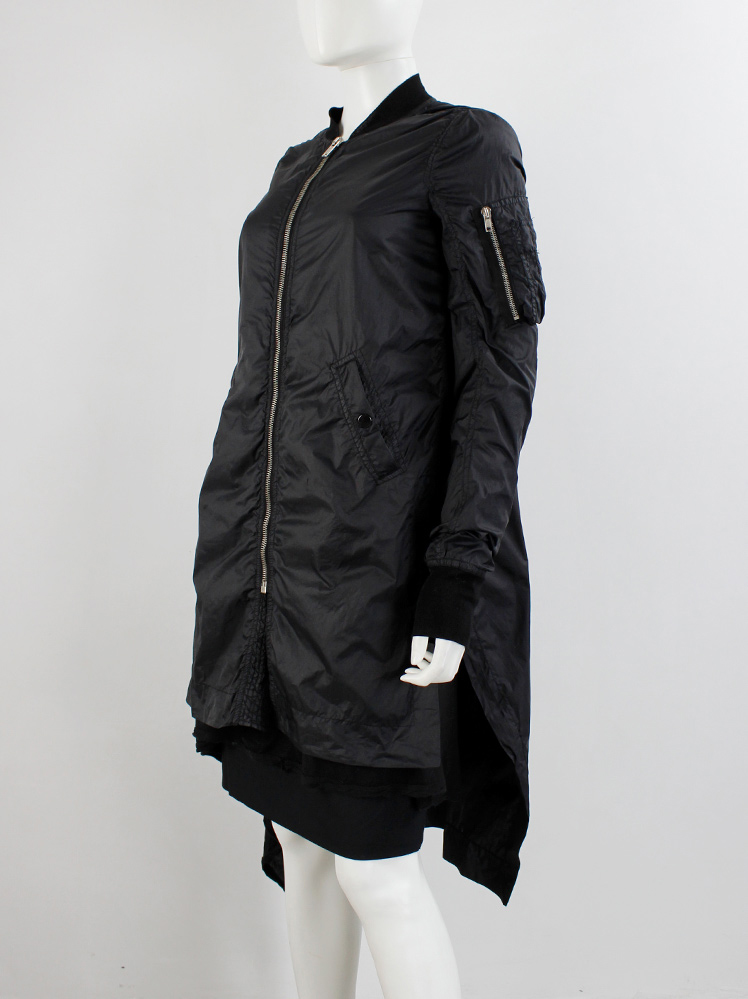 ジャケット・アウター Rick Owens DRKSHDW Long Bomber Jacket Rick Owens Drkshdw - Hooded Long Bomber | HBX