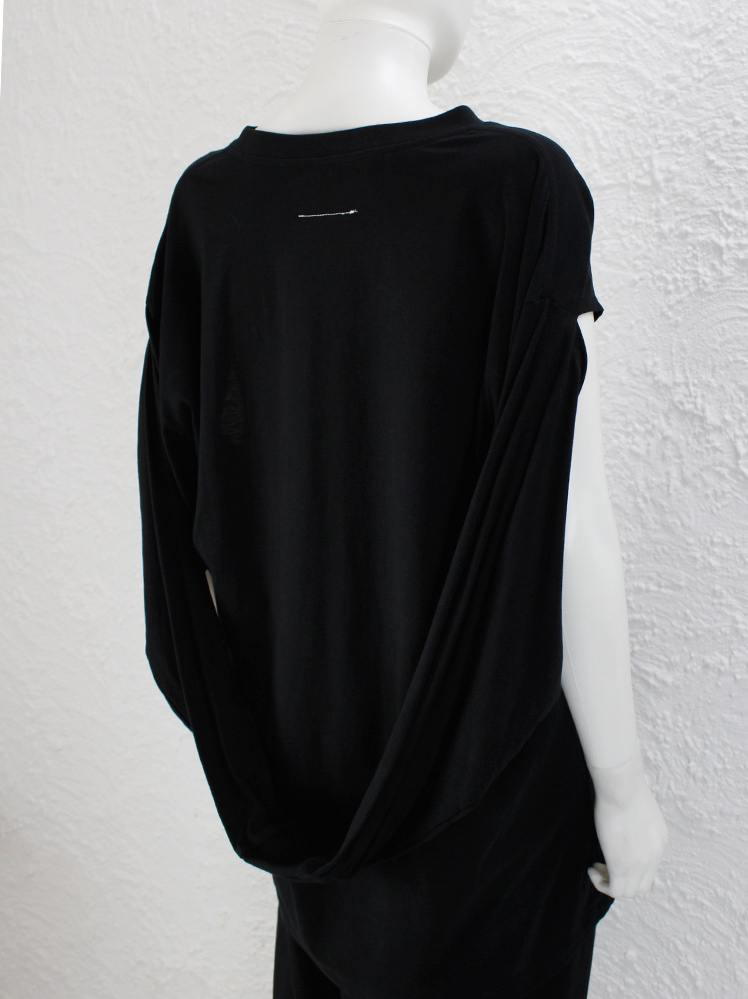 Maison Margiela MM6 black sleeveless top with extra sleeves