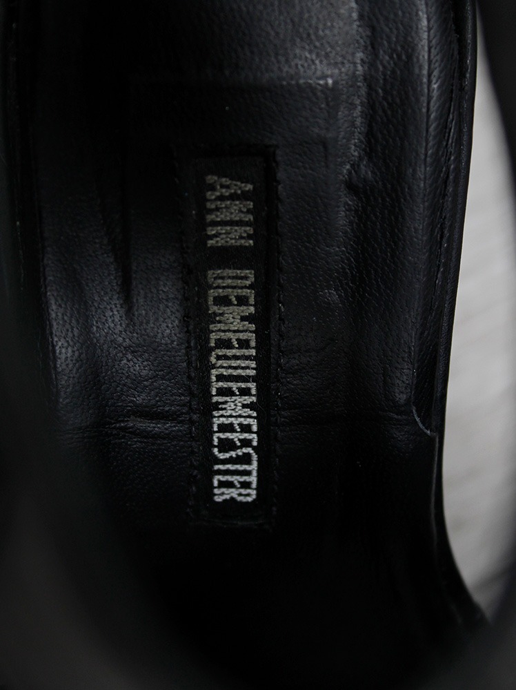 ANN DEMEULEMEESTER バングル 黒 ANN DEMEULEMEESTER バングル 黒 ANN DEMEULEMEESTER - アン