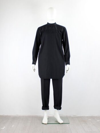 BLACK COMME des GARÇONS スカラップヘムデザインシャツ L vintage-Comme-des-Garcons-