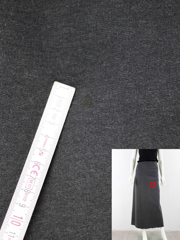 Maison Martin Margiela 6 grey maxi skirt in sweatshirt