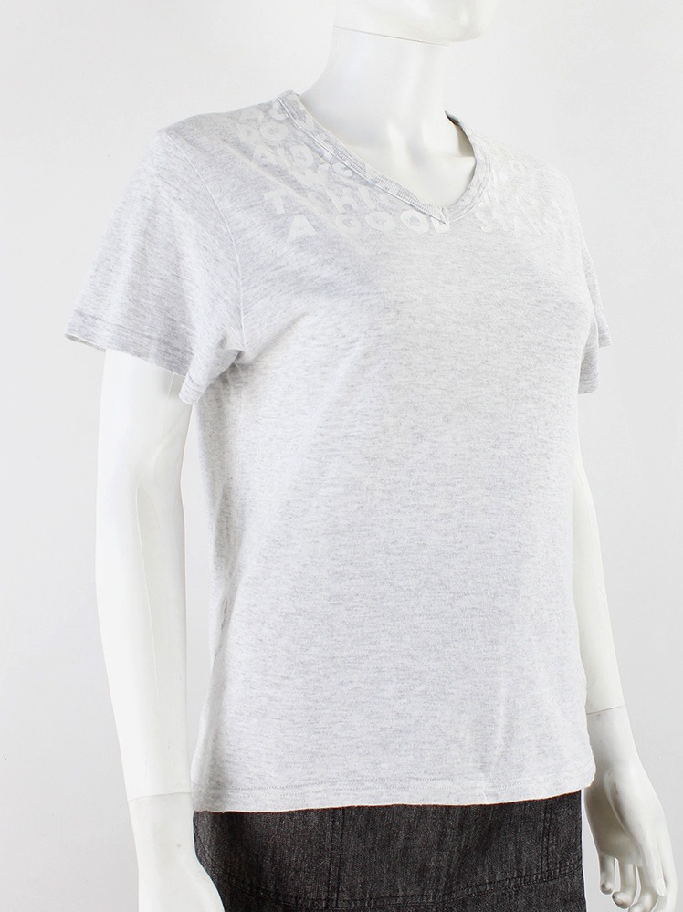 Martin Margiela Artisanal ホワイト8分袖　ロンＴ Maison Martin Margiela artisanal white longsleeve with