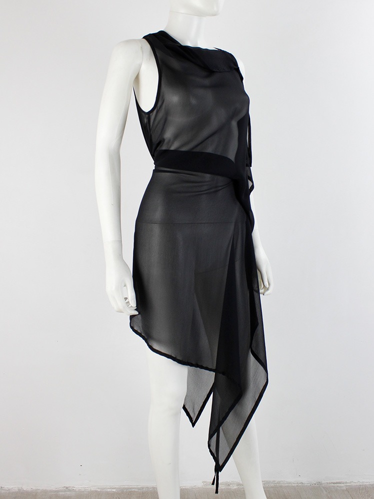 ann demeulemeester silk dress Silk Mini Dress