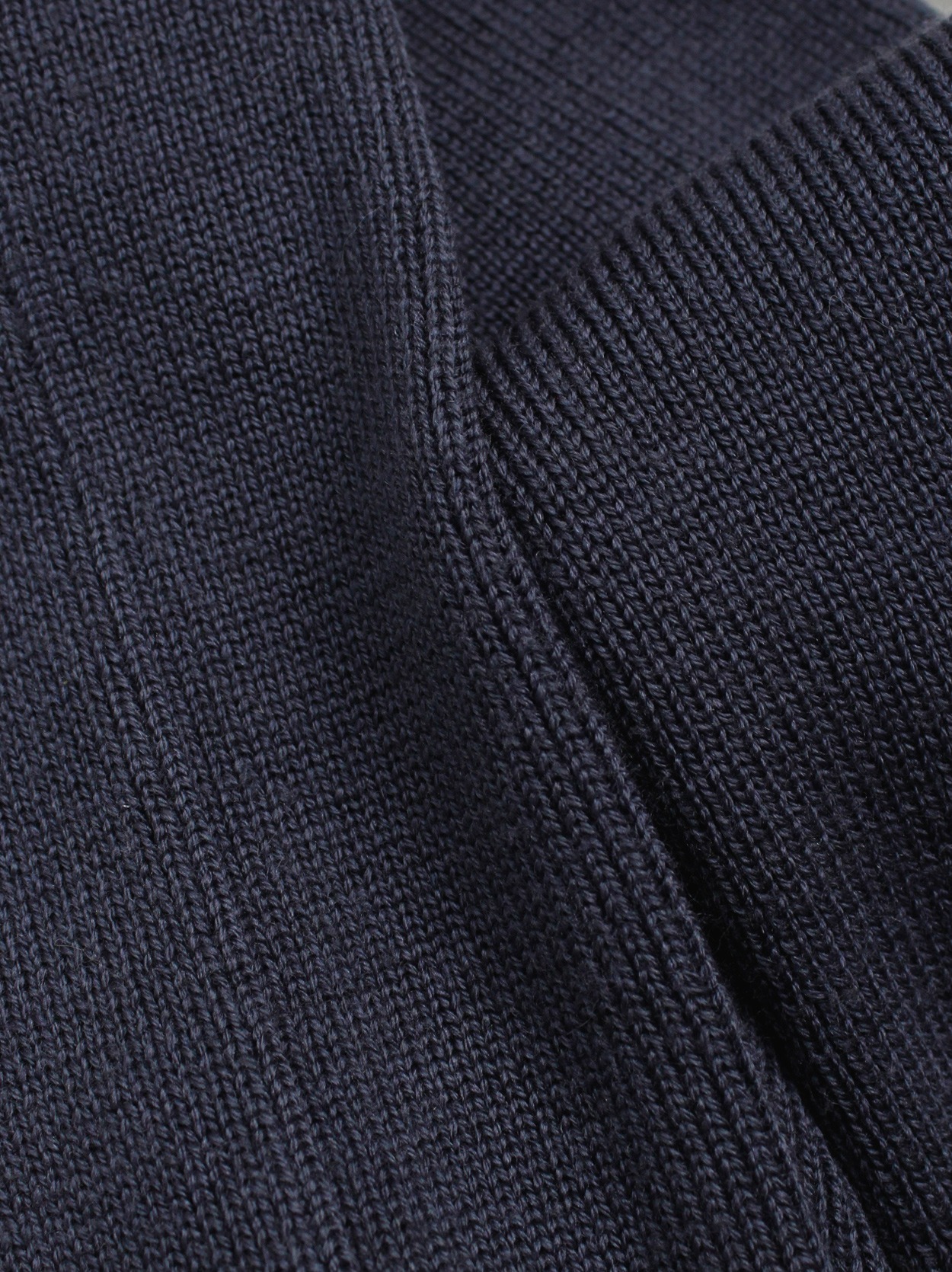 Maison Martin Margiela 6 petrol blue long knit armwarmers — early 
