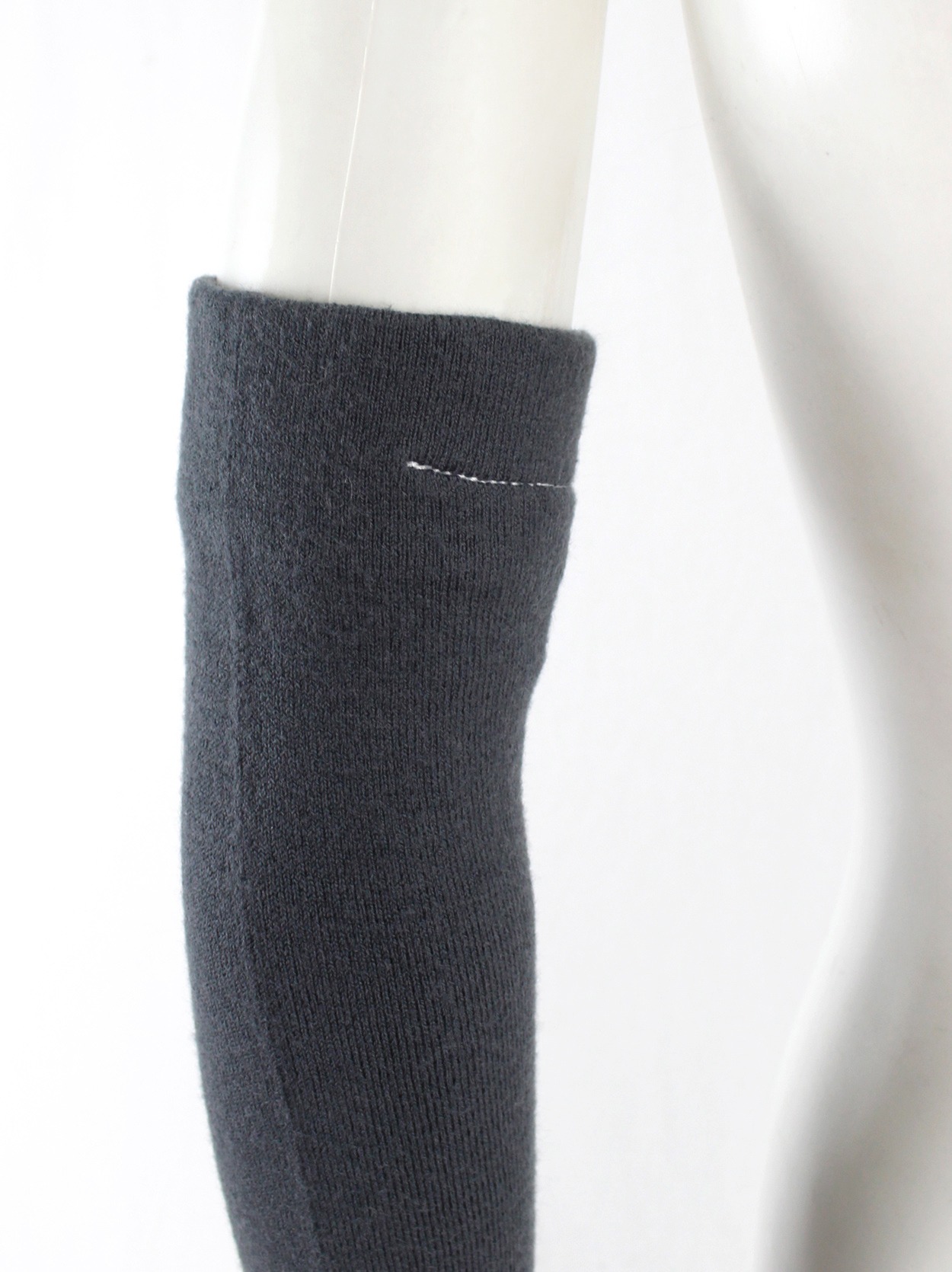 Maison Martin Margiela 6 pewter green long armwarmers — early