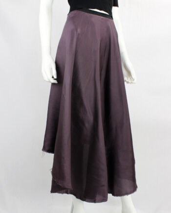 Ann Demeulemeester black palazzo pants with multiple front belt
