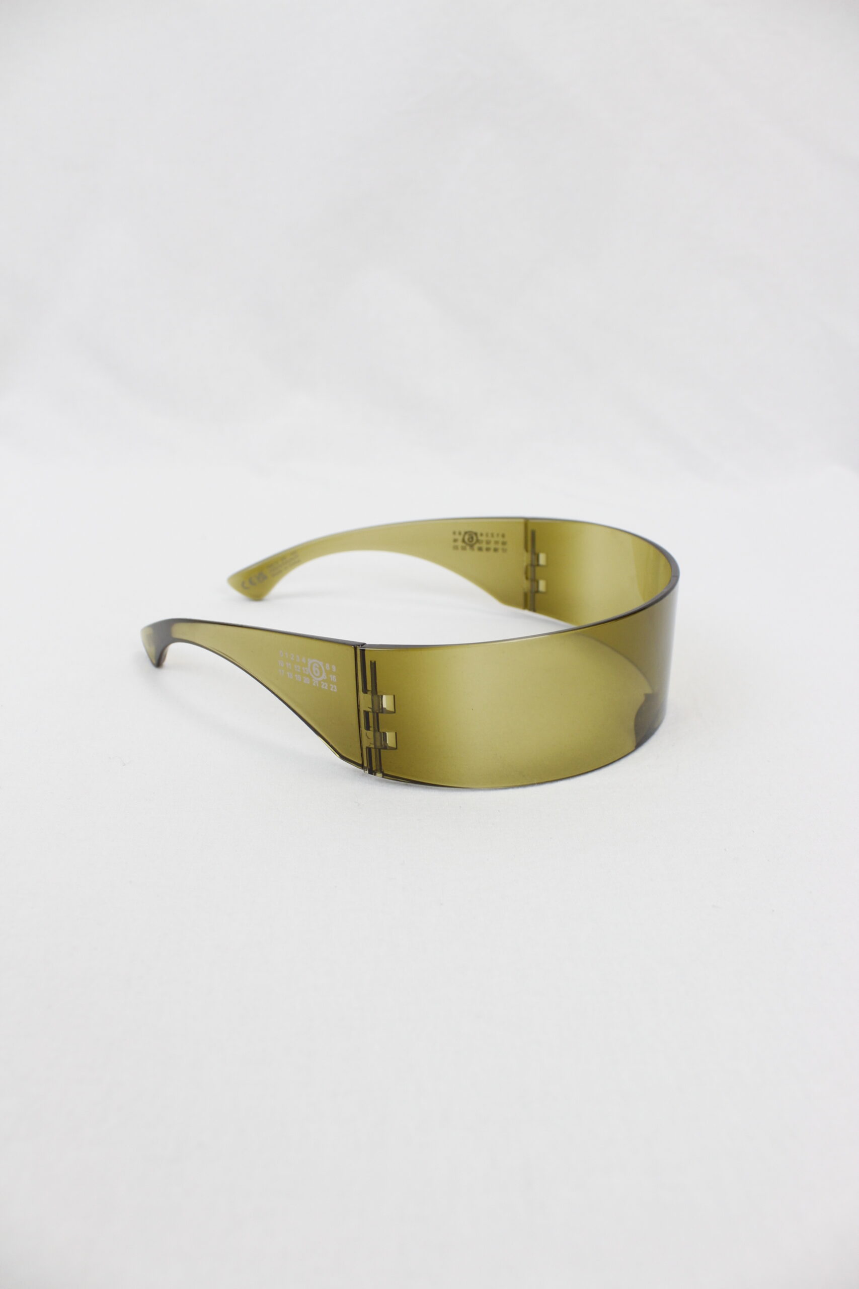 Maison Margiela 6 smokey orange incognito sunglasses - VANIITAS