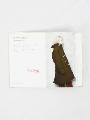 Martin Margiela x Inge Grognard booklet: runway make-up looks 1988