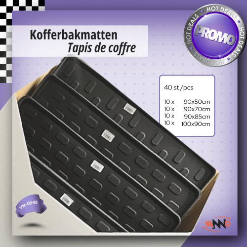 PRODUCT VANNO KOFFERBAKMATTEN