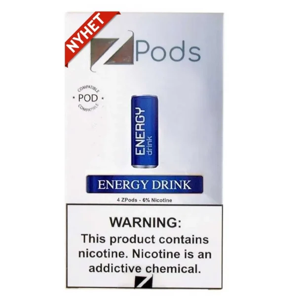 4 STK: ZIIP Pod Energy Drink
