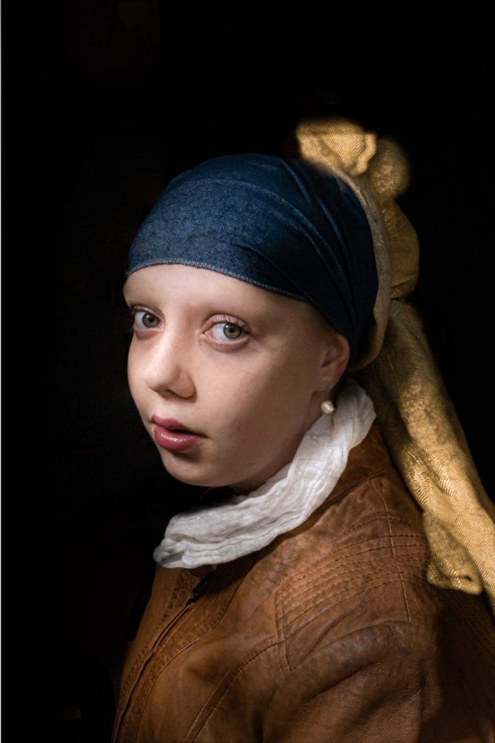 Nominerade Riksfotoutställningen 2022 Sektion D enstaka digitalbild Maria Berg "The girl with the pearl eairing"