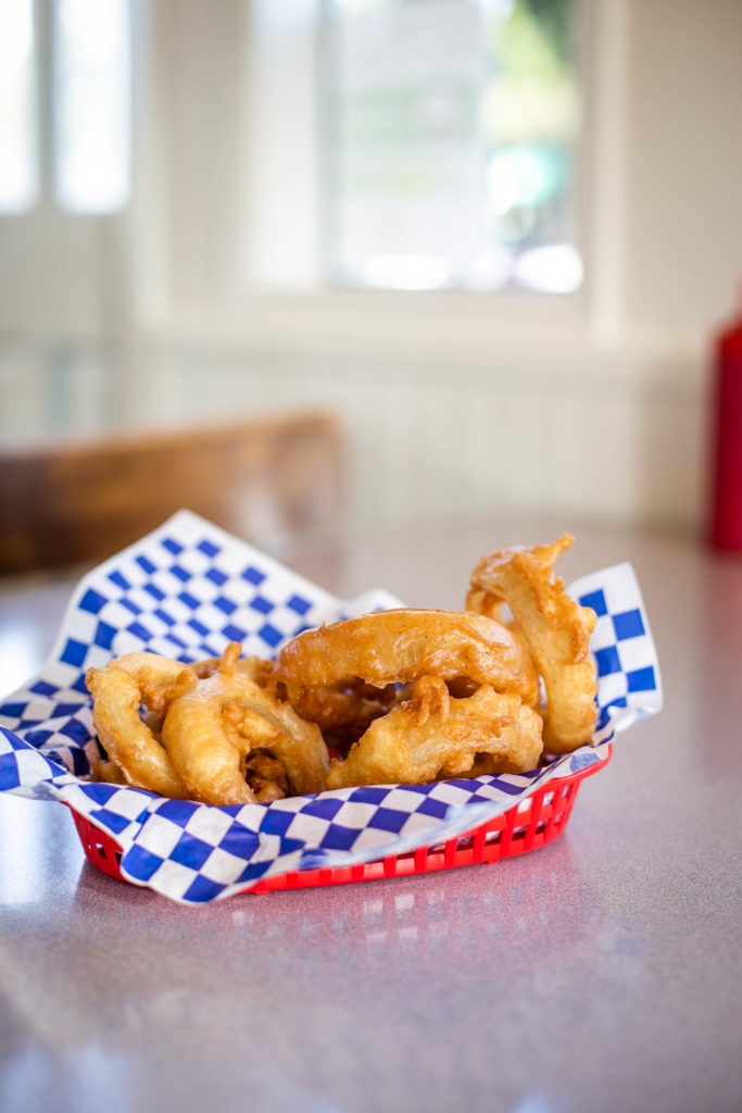 Island Queen makes delicious onion rings!