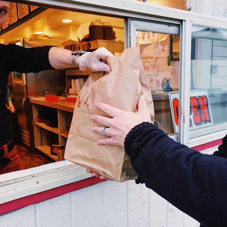 Island Queen has a drive-through window for takeout and online orders.