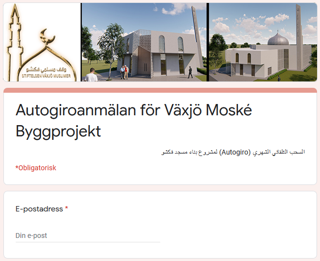 AUTOGIRO u2013 VÄXJÖ MUSLIMER