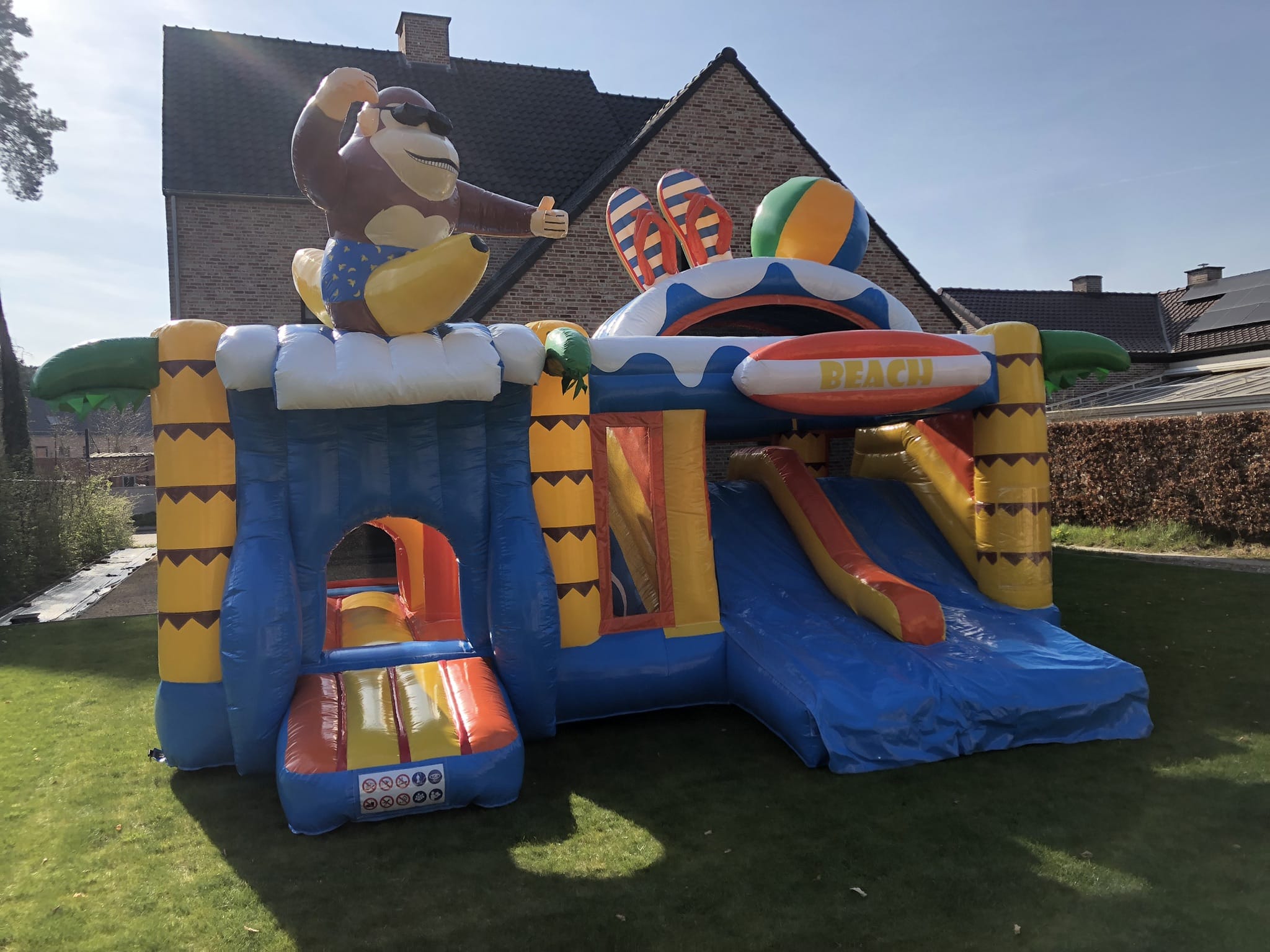 springkasteel - beach zonder bad