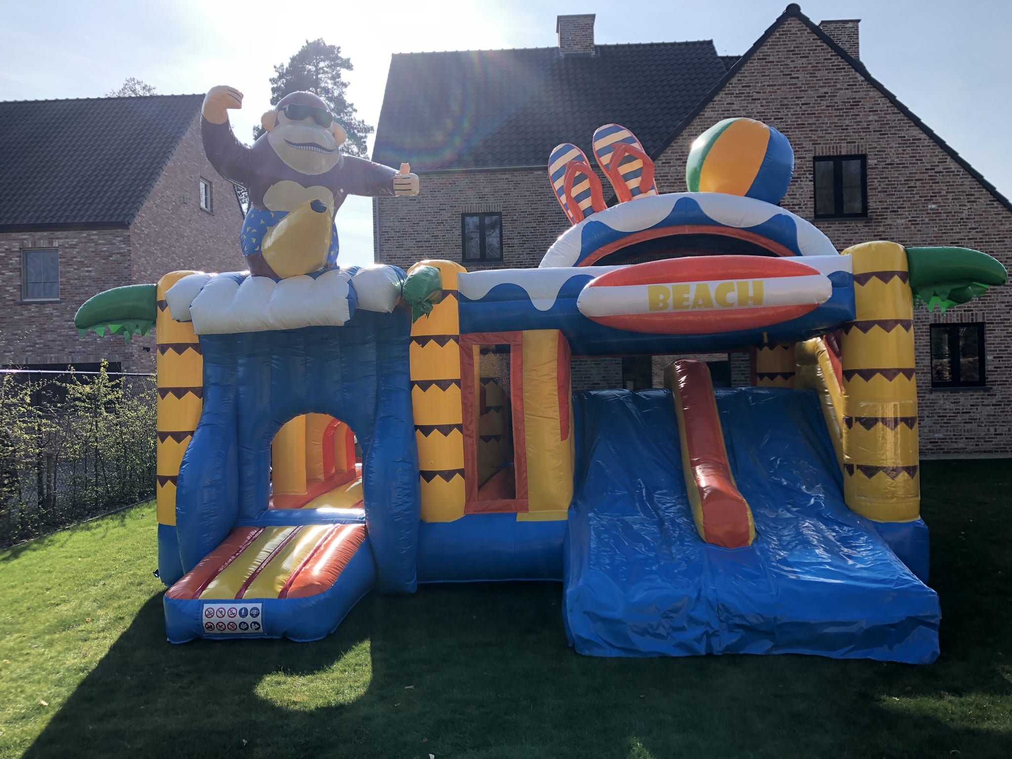 springkasteel - beach zonder bad