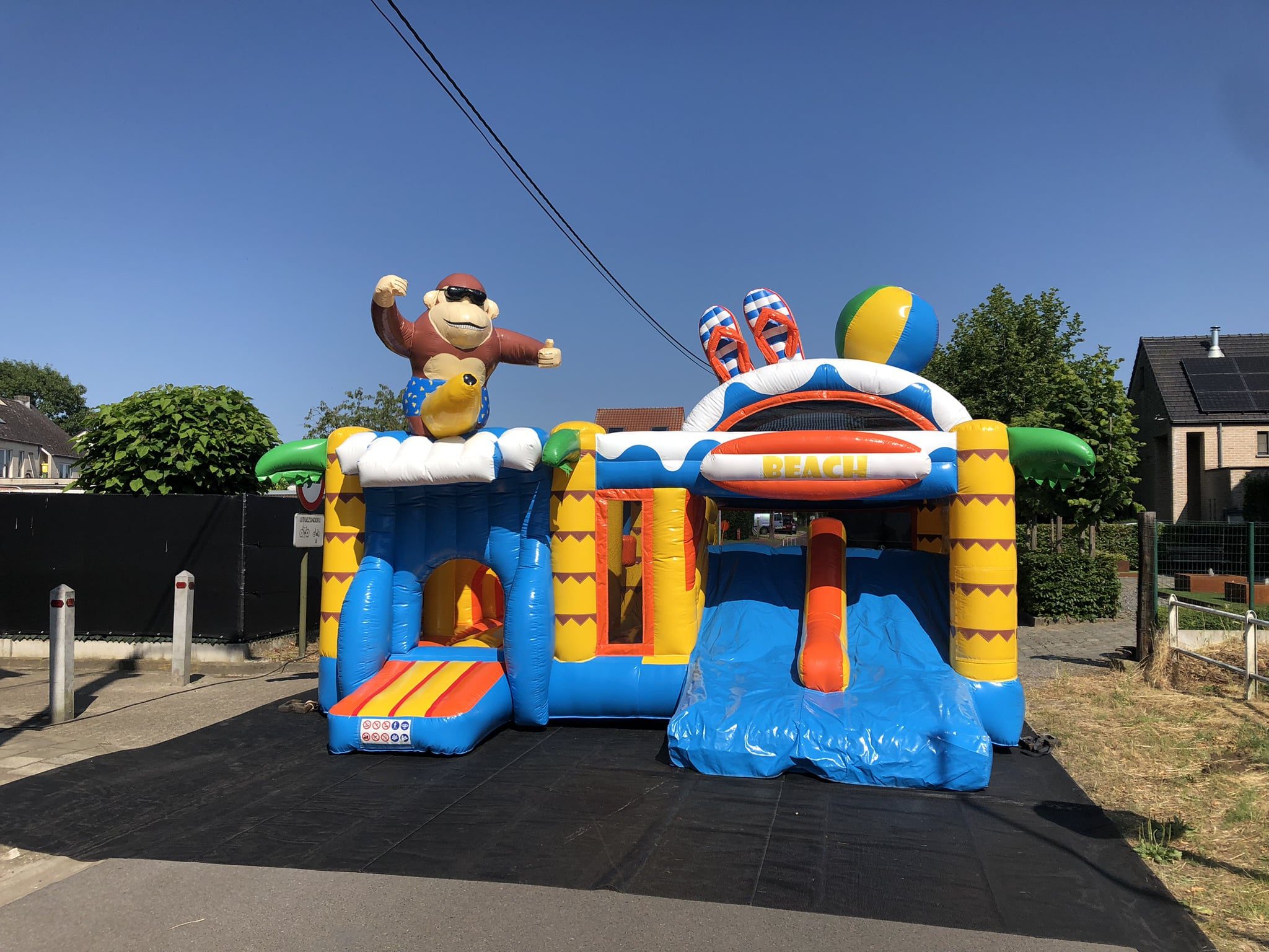 springkasteel - beach zonder bad