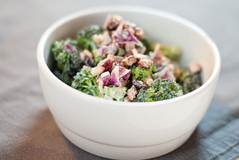 Broccoli & baconsallad