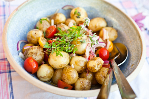 potatissallad. foto: Torbjörn Lagerwall