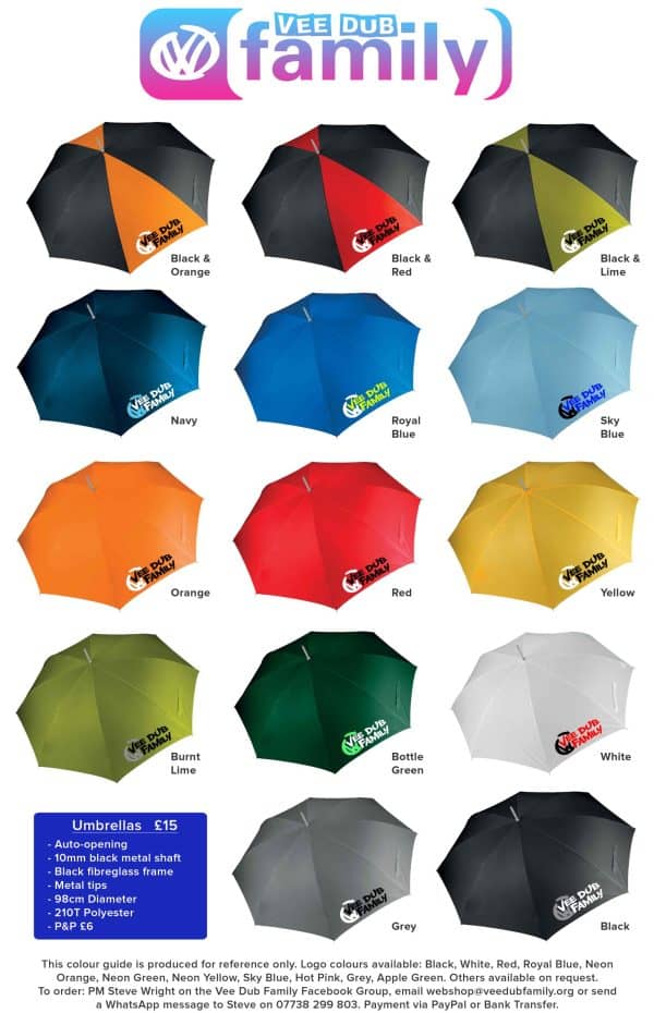 Vee Dub Family Golf Umbrella