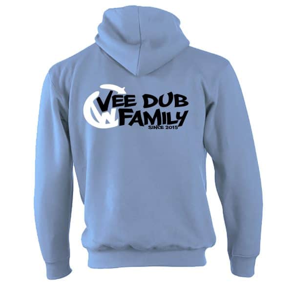 Vee Dub Family Kids Graffiti Logo Premium Hoodie - Back