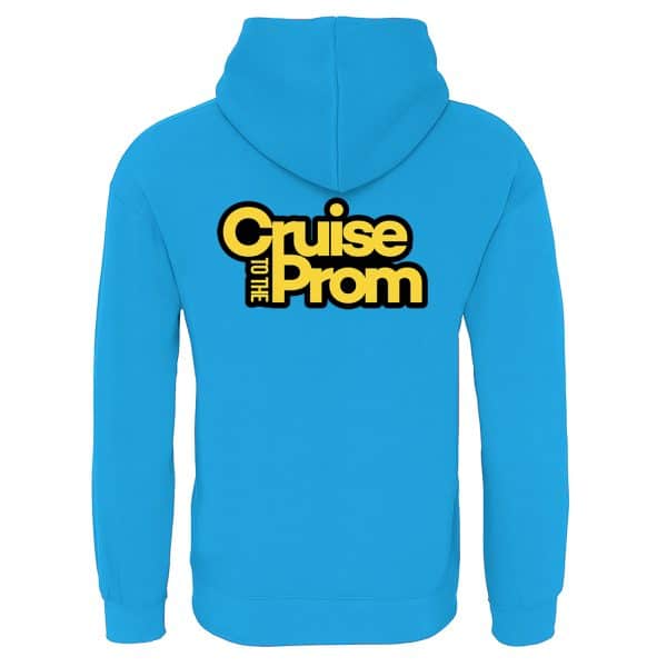 Cruise to the Prom Hoodie - Turquoise Edition - Back Image
