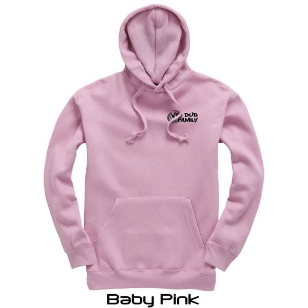 Vee Dub Family Graffiti Logo Premium Hoodie - Baby Pink