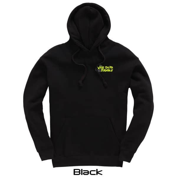 Vee Dub Family Graffiti Logo Premium Hoodie - Black