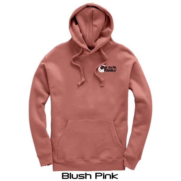 Vee Dub Family Graffiti Logo Premium Hoodie - Blush Pink