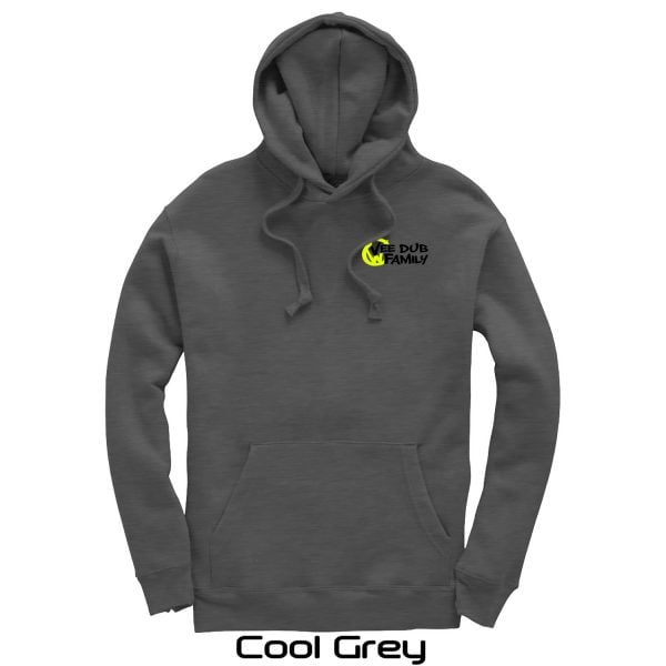 Vee Dub Family Graffiti Logo Premium Hoodie - Cool Grey