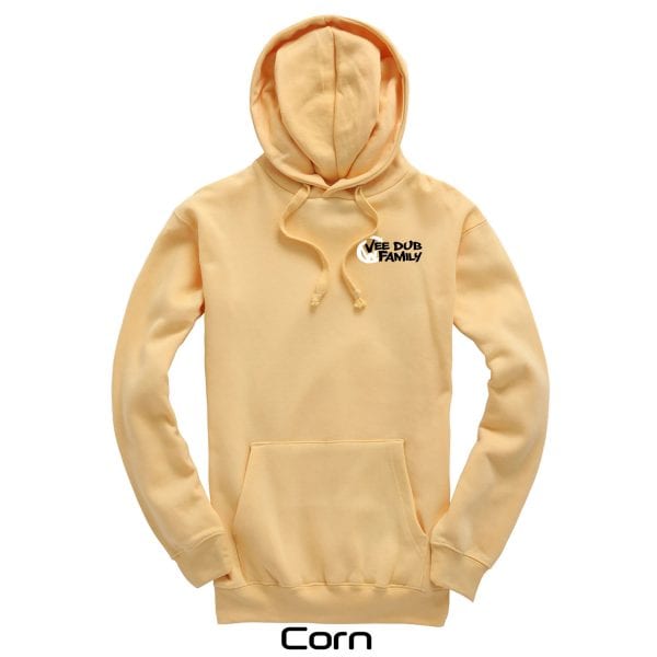 Vee Dub Family Graffiti Logo Premium Hoodie - Corn