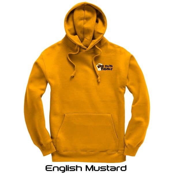 Vee Dub Family Graffiti Logo Premium Hoodie - English Mustard