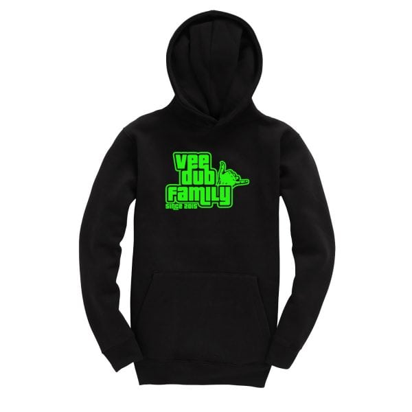Vee Dub Family Kids GTA Logo Premium Hoodie - Black