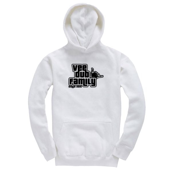 Vee Dub Family Kids GTA Logo Premium Hoodie - White