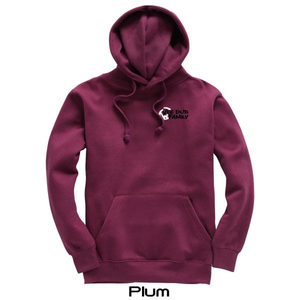 Vee Dub Family Graffiti Logo Premium Hoodie - Plum